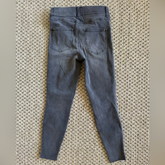 SPANX Distressed Grey Skinny Jeans Leggings Size S/P - Picture 5 of 9